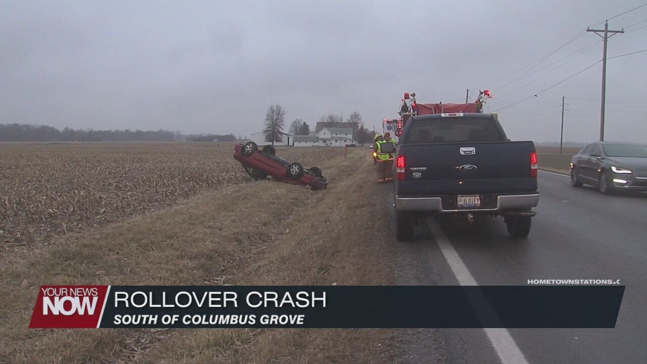 Young man walks away from rollover crash with no injury